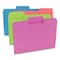Smead SuperTab Colored File Folders, 1/3-Cut Tabs: Assorted, Letter, 0.75 in. Expansion, 11-pt Stock, 24PK 11957 - alternate 4